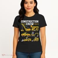 Construction Crew Worker Excavator Women's T-Shirt thumb 4