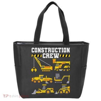 Construction Crew Worker Excavator Tote Bag