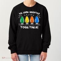 Cute Christmas We Shine Brighter Together Women's Sweatshirt thumb 0