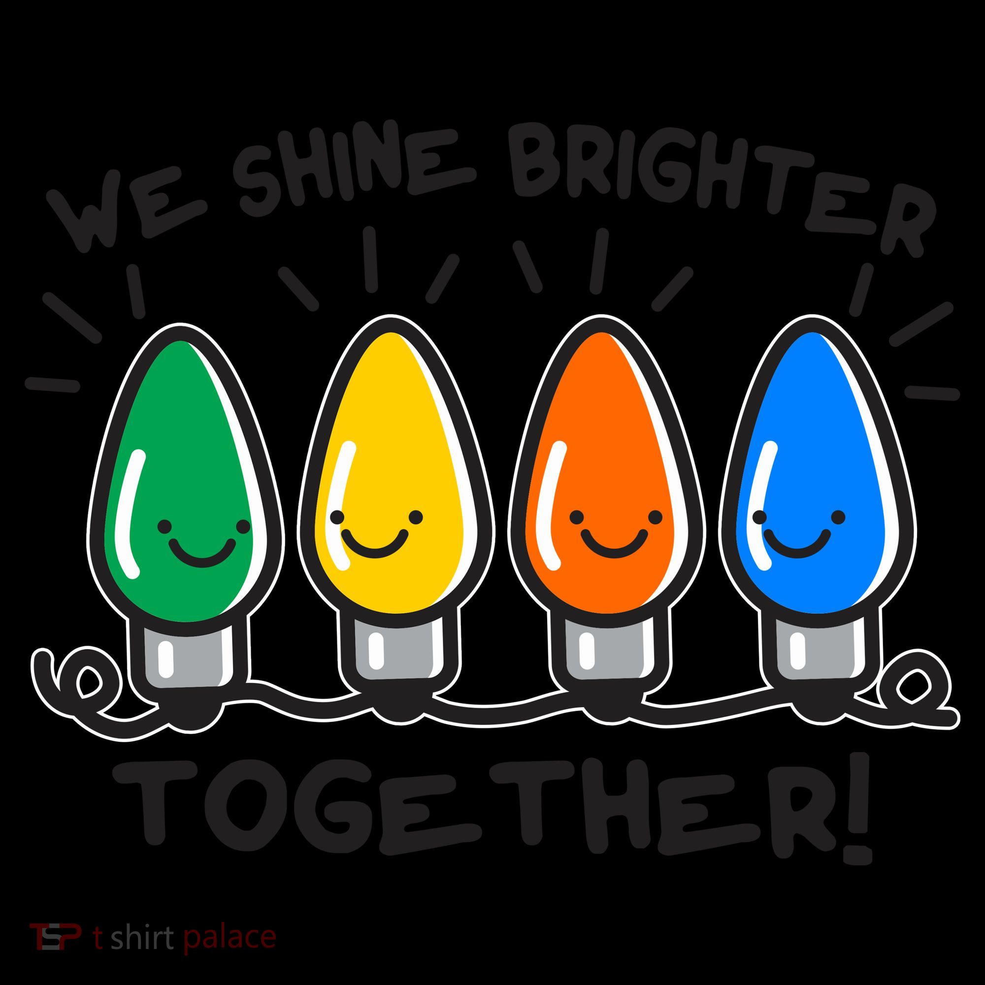 Cute Christmas We Shine Brighter Together Coffee Mug
