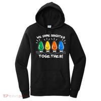 Cute Christmas We Shine Brighter Together Women's Hoodie thumb 0
