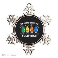 Cute Christmas We Shine Brighter Together Ornament thumb 0