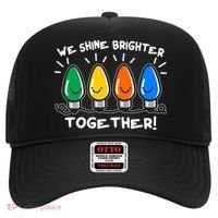 Cute Christmas We Shine Brighter Together Hat thumb 0