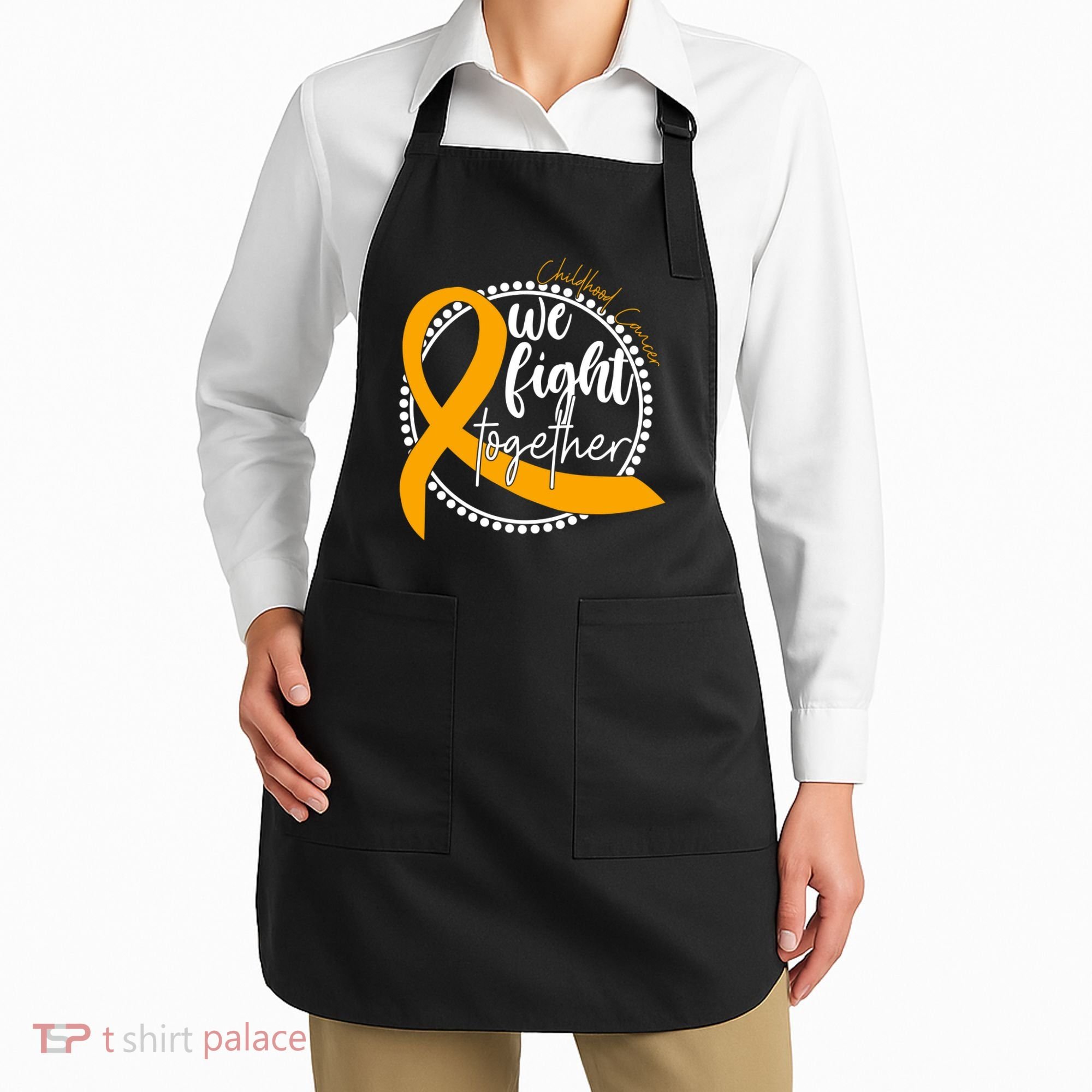 Childhood Cancer We Fight Together Apron
