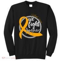 Childhood Cancer We Fight Together Sweatshirt thumb 0