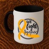Childhood Cancer We Fight Together Coffee Mug thumb 2