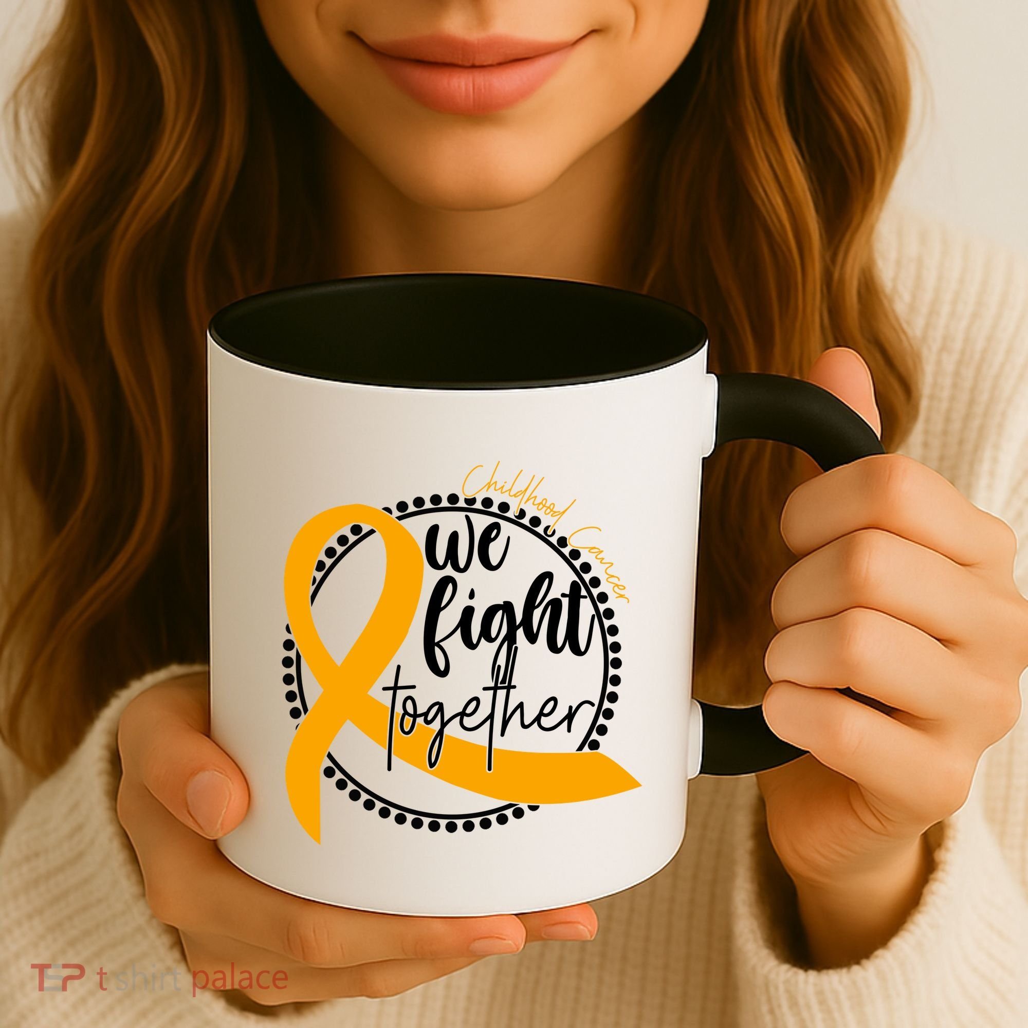 Childhood Cancer We Fight Together Coffee Mug