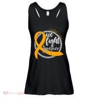 Childhood Cancer We Fight Together Ladies Essential Flowy Tank thumb 0
