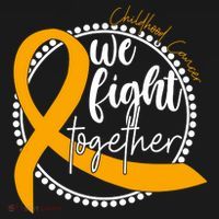 Childhood Cancer We Fight Together Women's Hoodie thumb 2
