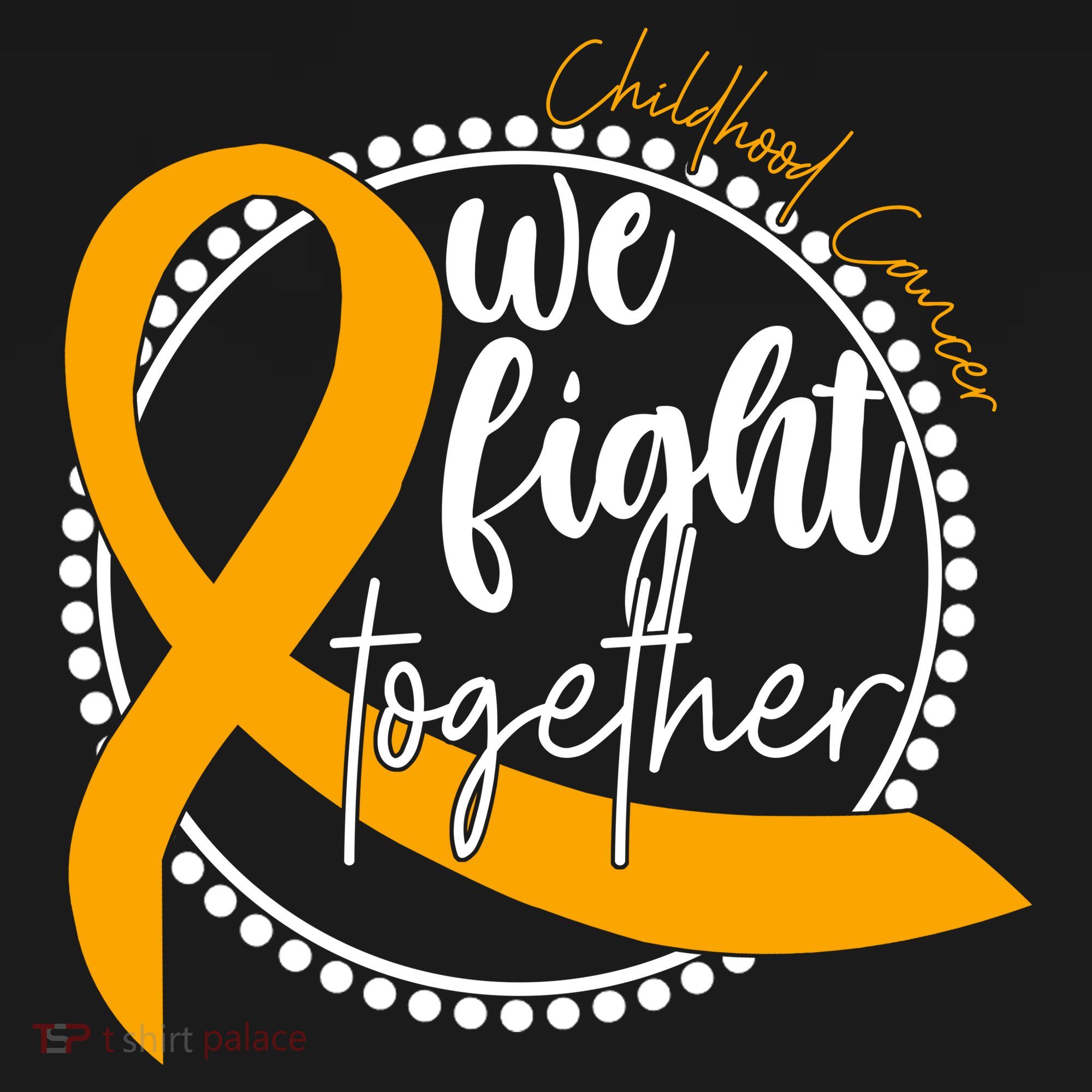 Childhood Cancer We Fight Together Women's Tank Top