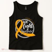 Childhood Cancer We Fight Together Tank Top thumb 2