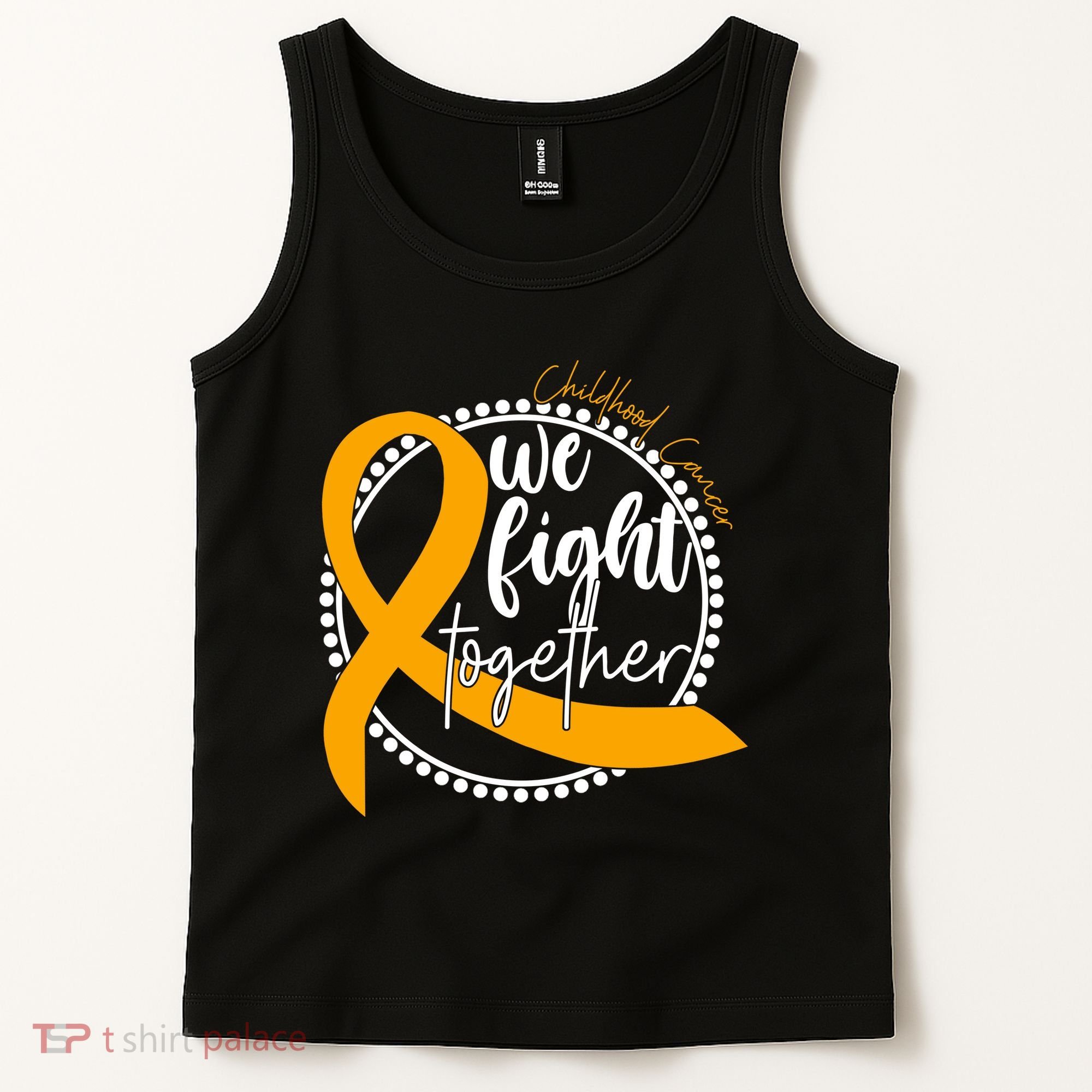 Childhood Cancer We Fight Together Tank Top