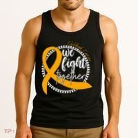 Childhood Cancer We Fight Together Tank Top thumb 3