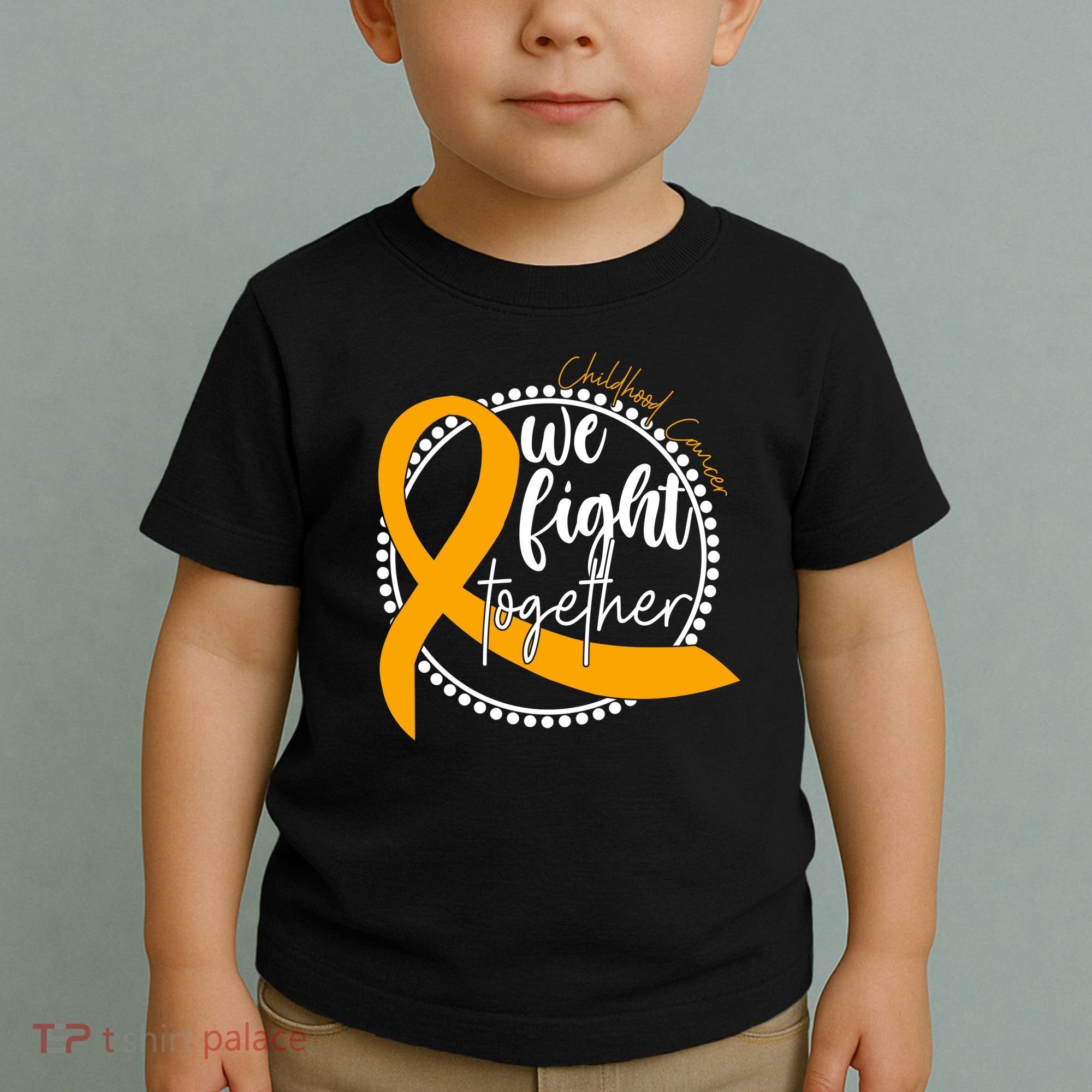 Childhood Cancer We Fight Together Toddler T-Shirt