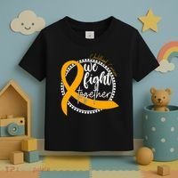 Childhood Cancer We Fight Together Toddler T-Shirt thumb 3