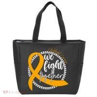 Childhood Cancer We Fight Together Tote Bag thumb 0