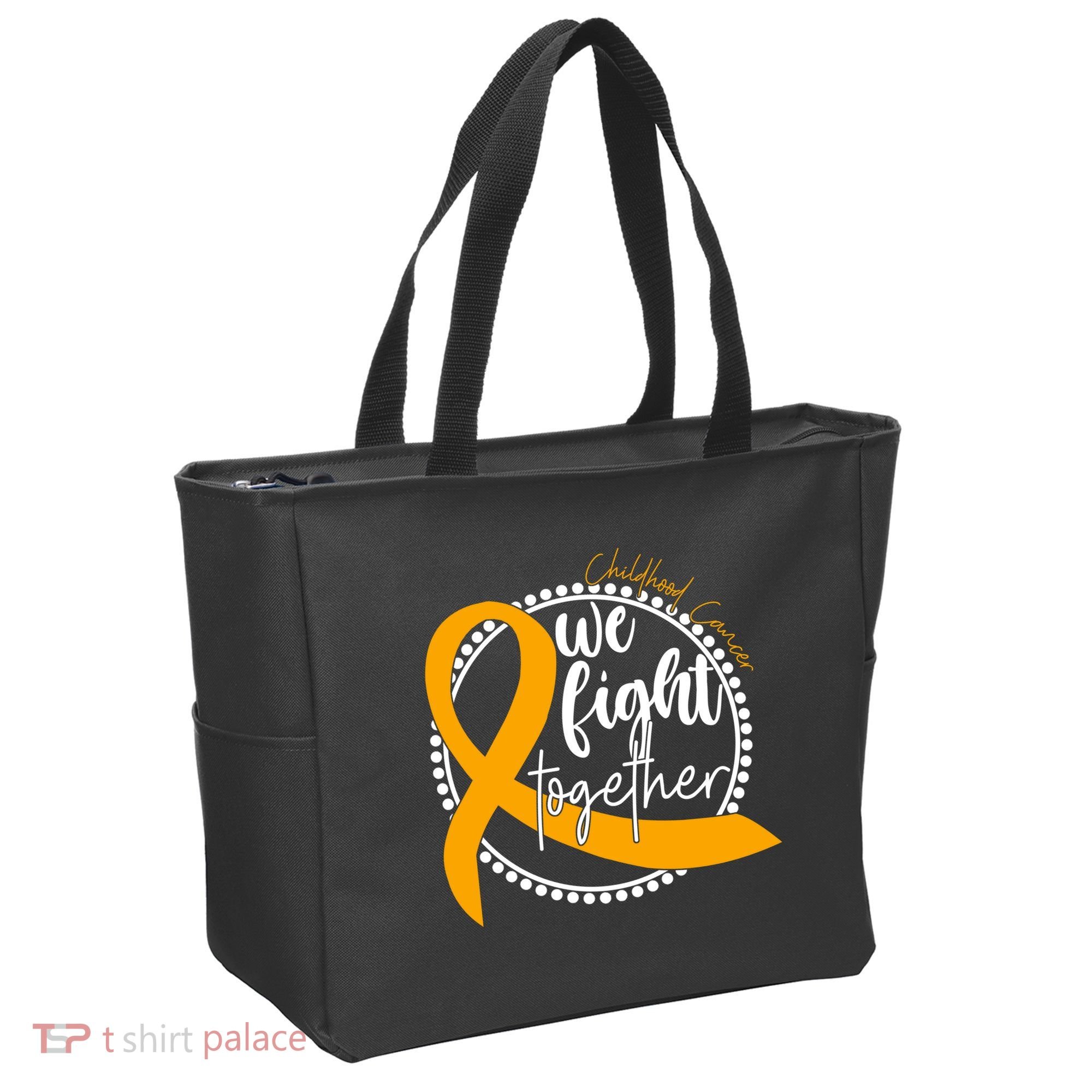 Childhood Cancer We Fight Together Tote Bag
