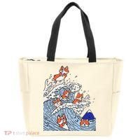 Cute Corgi Wave  Surfing Dogs  Tote Bag thumb 0