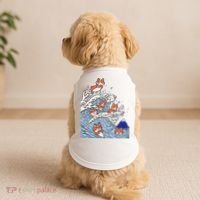 Cute Corgi Wave  Surfing Dogs  Doggie Tank thumb 2