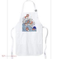 Cute Corgi Wave  Surfing Dogs  Apron thumb 0