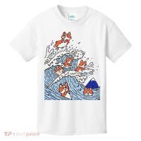 Cute Corgi Wave  Surfing Dogs  Kids T-Shirt thumb 0