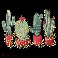 Christmas Cactus With Lights Western Holiday Season Coffee Mug thumb 5