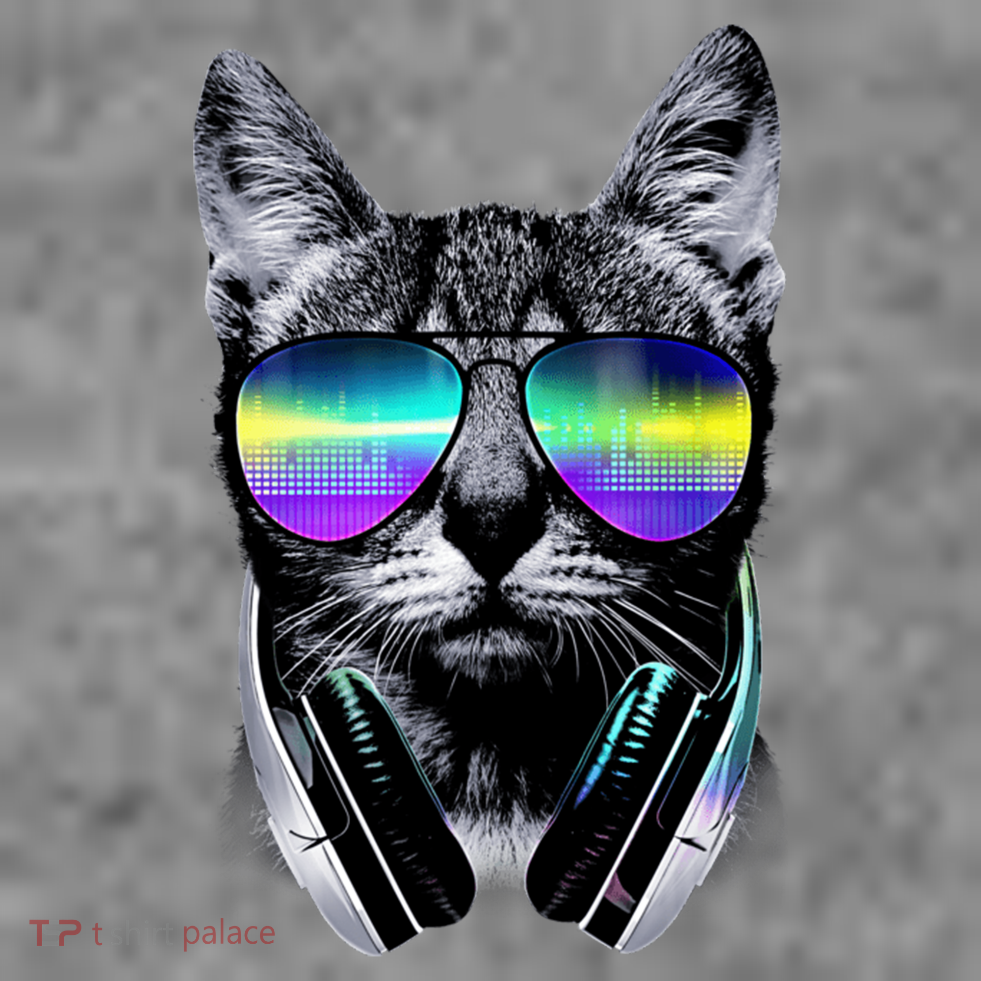 Cool Cat With Sunglasses DJ Retro Style Meme Toddler Hoodie