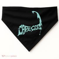 Cape Cod Word Art USA-Made Doggie Bandana thumb 0