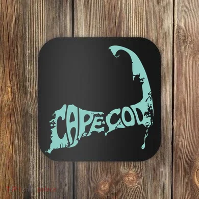 Cape Cod Word Art Coaster