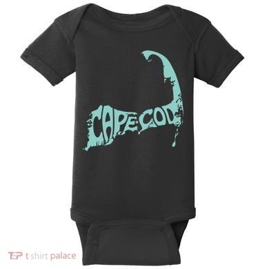 Cape Cod Word Art Baby Bodysuit