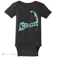 Cape Cod Word Art Baby Bodysuit thumb 0