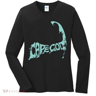 Cape Cod Word Art Women's Long Sleeve Shirt