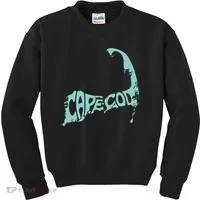 Cape Cod Word Art Kids Sweatshirt thumb 0