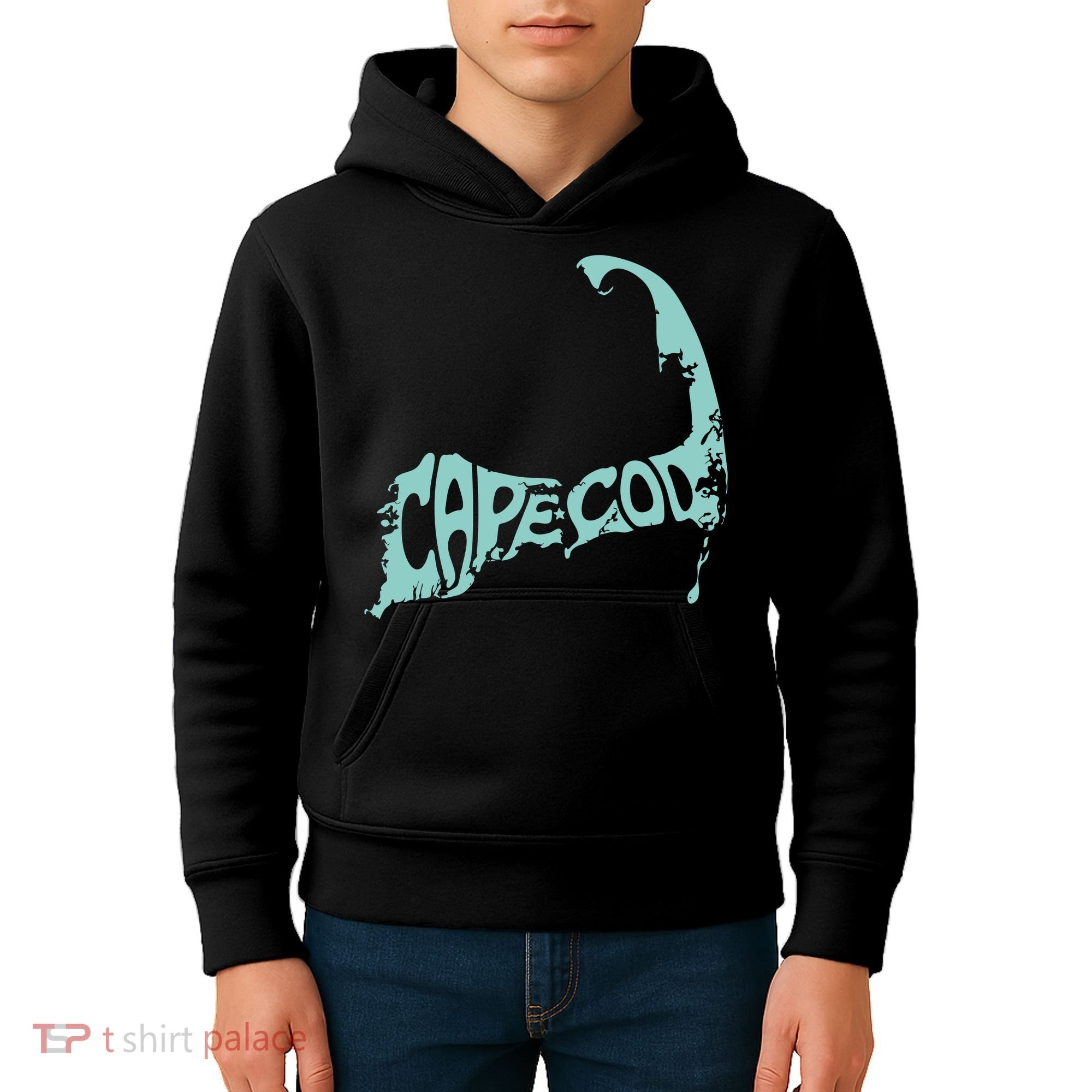 Cape Cod Word Art Kids Hoodie