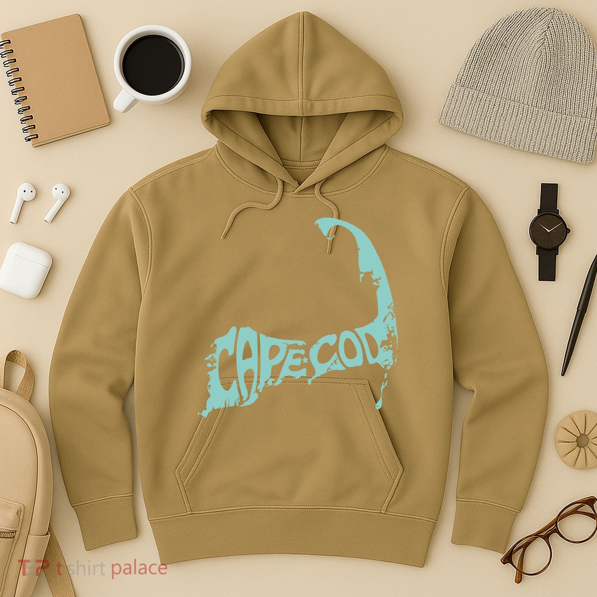 Cape Cod Word Art Hoodie