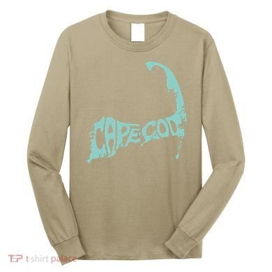 Cape Cod Word Art Long Sleeve Shirt