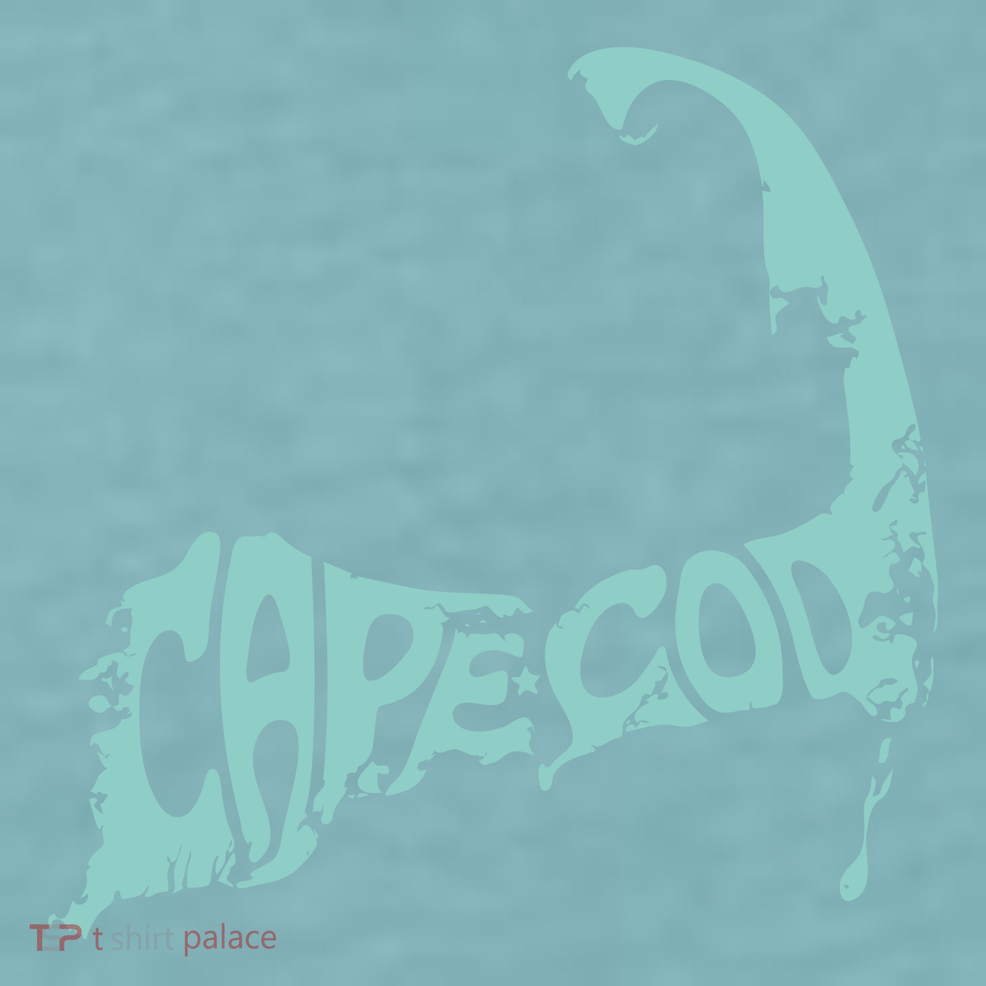 Cape Cod Word Art Sueded Cloud Jersey T-Shirt