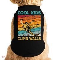 Cool Climb Walls Extreme Sport Rock Climbing Bouldering Doggie Tank thumb 0