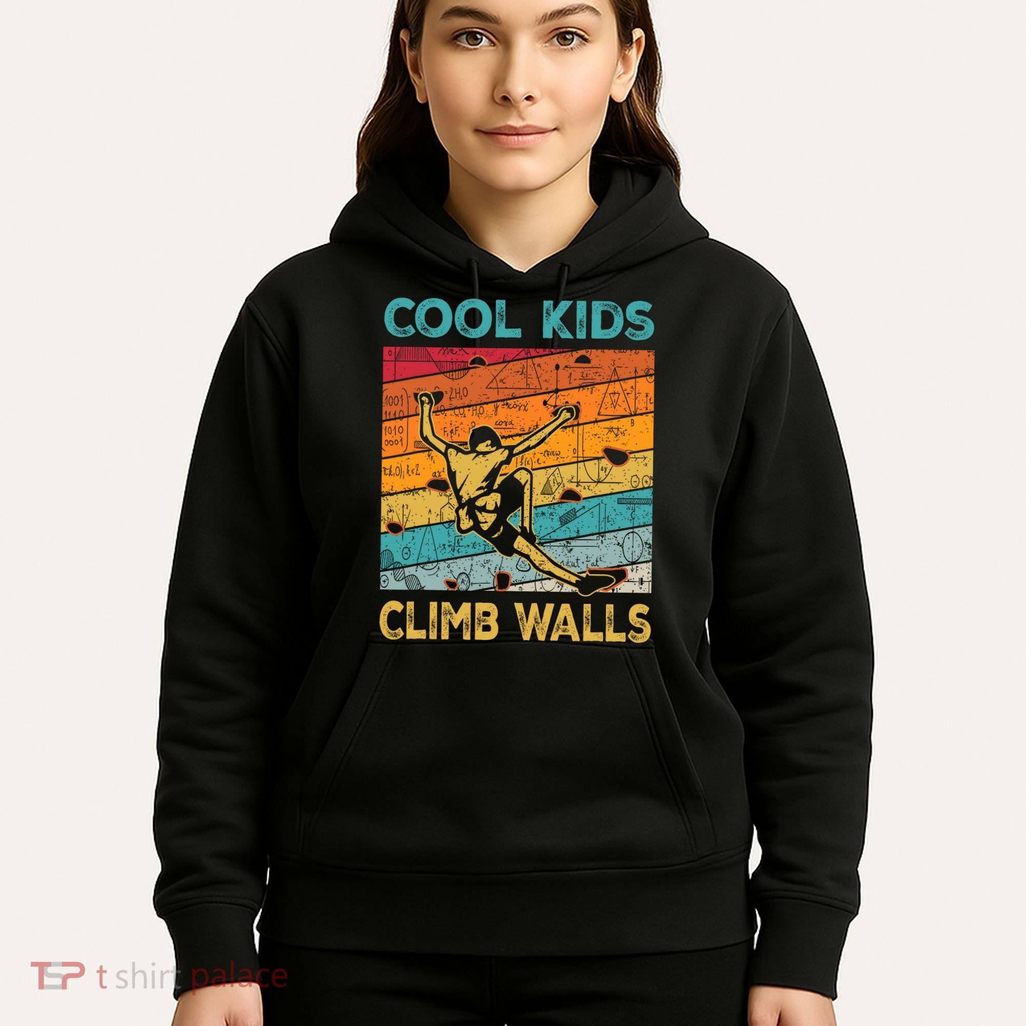 Cool Climb Walls Extreme Sport Rock Climbing Bouldering Hoodie