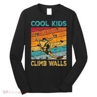Cool Climb Walls Extreme Sport Rock Climbing Bouldering Long Sleeve Shirt thumb 0