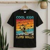Cool Climb Walls Extreme Sport Rock Climbing Bouldering T-Shirt thumb 2