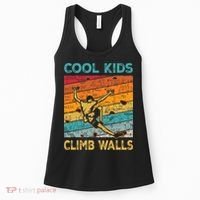 Cool Climb Walls Extreme Sport Rock Climbing Bouldering Women's Tank Top thumb 0