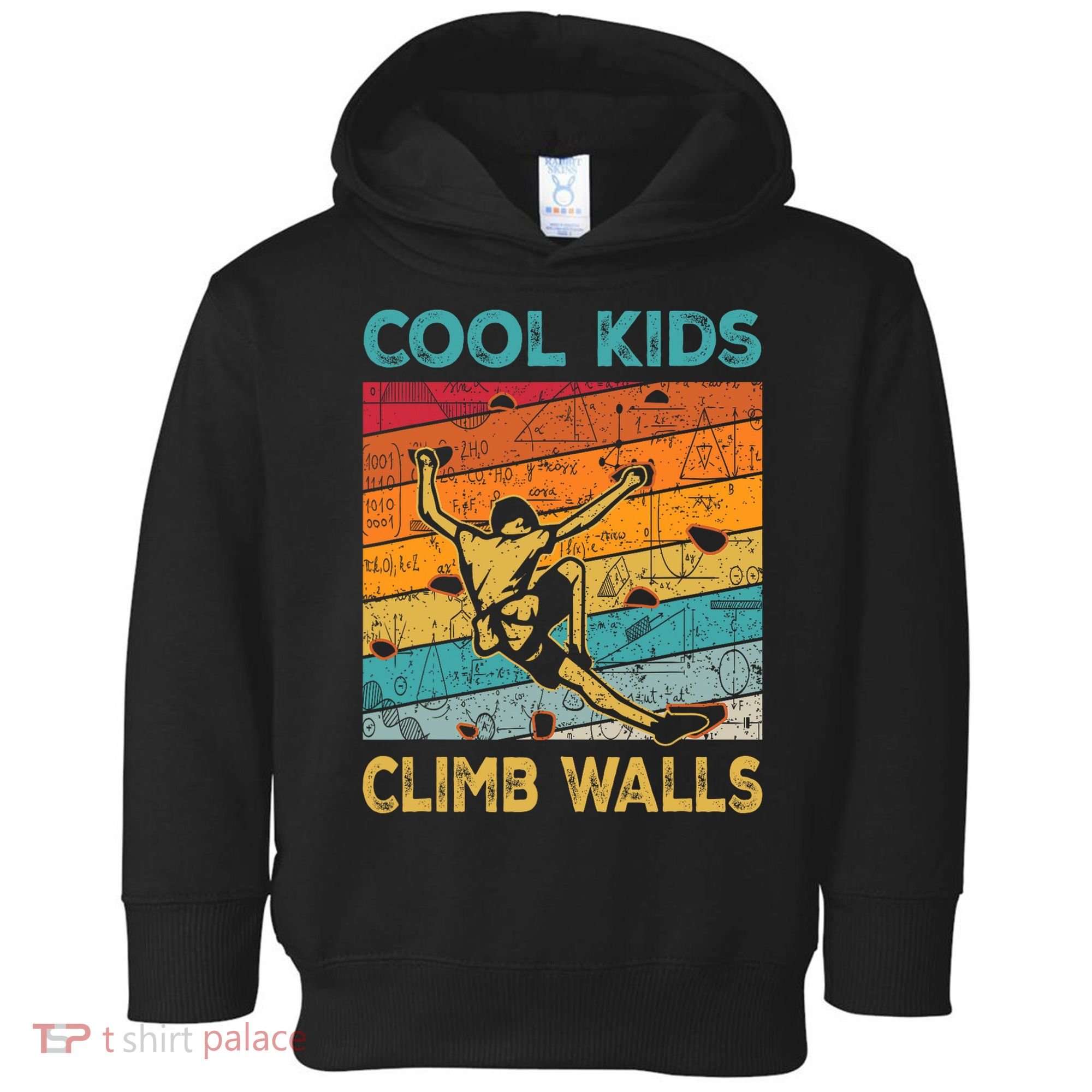 Cool Climb Walls Extreme Sport Rock Climbing Bouldering Toddler Hoodie
