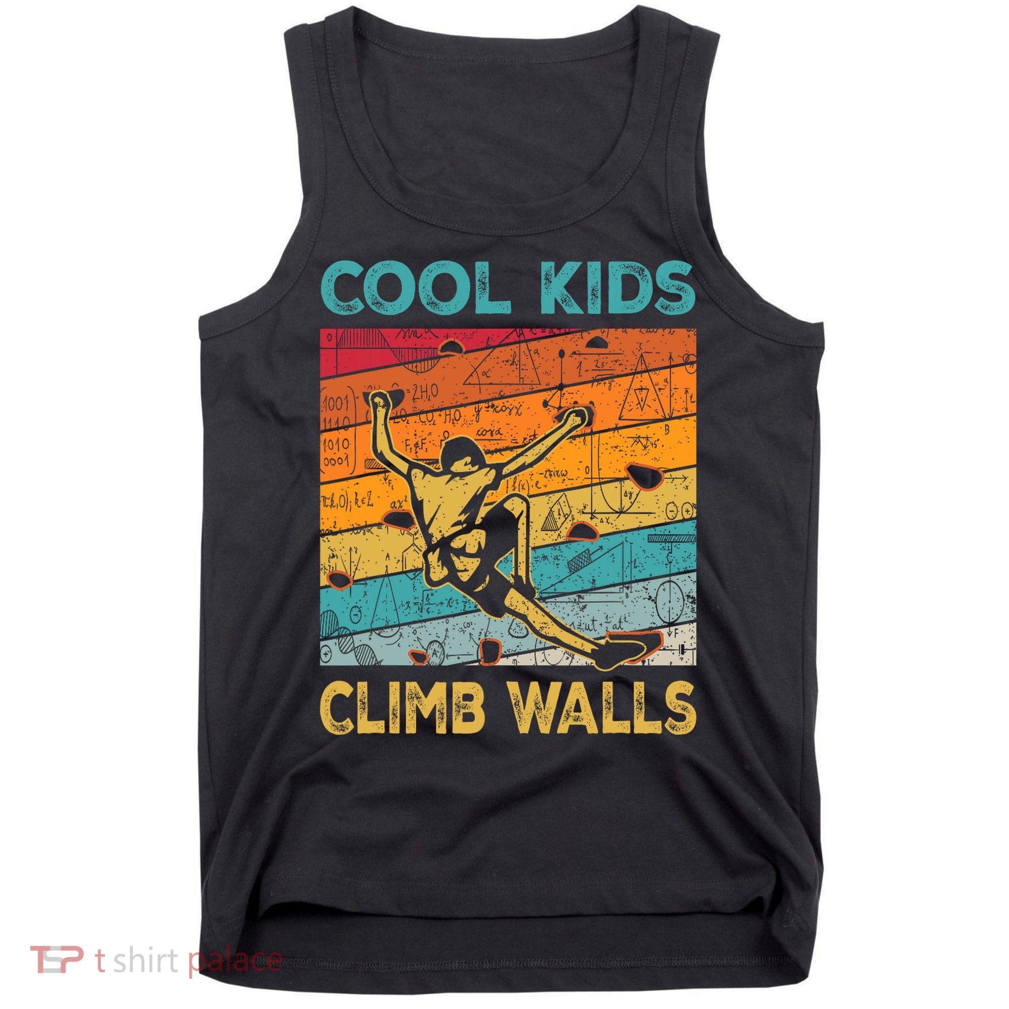 Cool Climb Walls Extreme Sport Rock Climbing Bouldering Tank Top