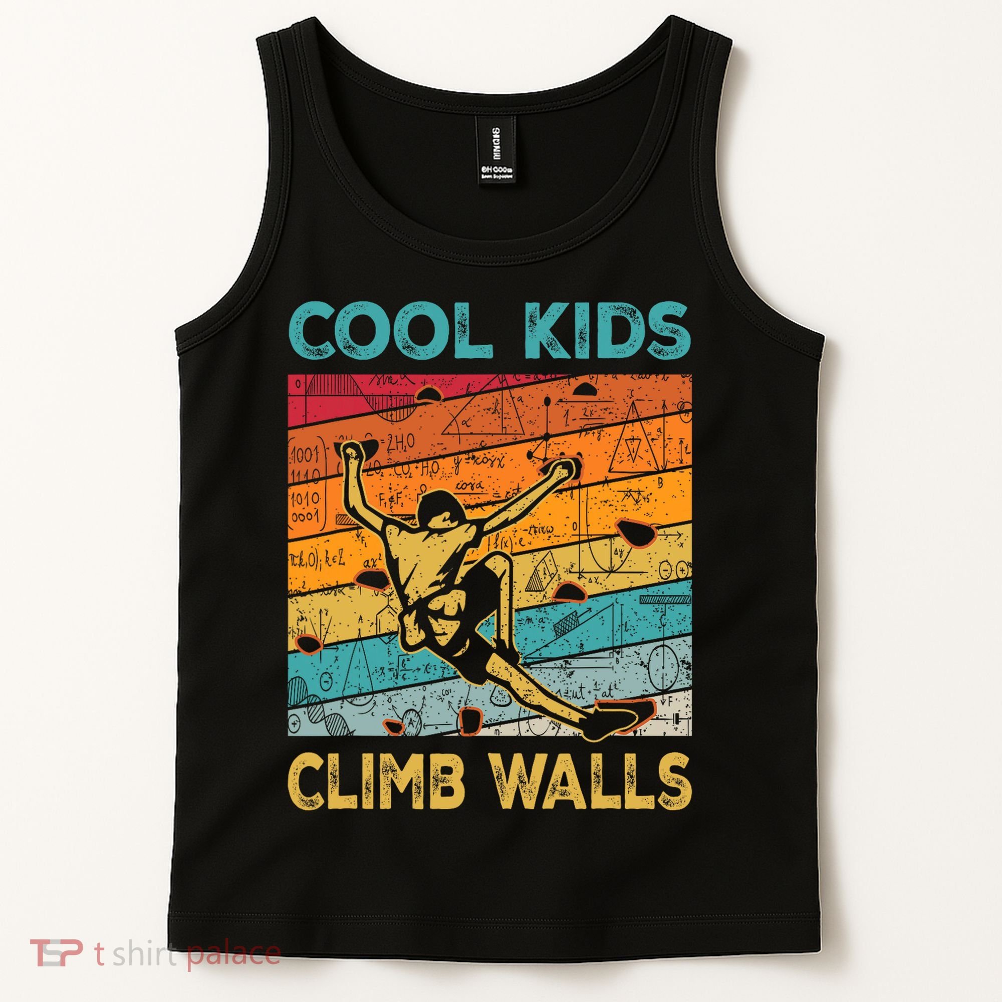 Cool Climb Walls Extreme Sport Rock Climbing Bouldering Tank Top
