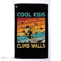 Cool Climb Walls Extreme Sport Rock Climbing Bouldering Golf Towel thumb 0