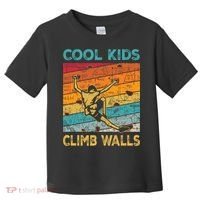 Cool Climb Walls Extreme Sport Rock Climbing Bouldering Toddler T-Shirt thumb 0