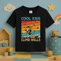 Cool Climb Walls Extreme Sport Rock Climbing Bouldering Toddler T-Shirt thumb 3