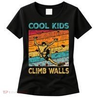 Cool Climb Walls Extreme Sport Rock Climbing Bouldering Women's T-Shirt thumb 0