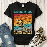 Cool Climb Walls Extreme Sport Rock Climbing Bouldering Women's T-Shirt thumb 3